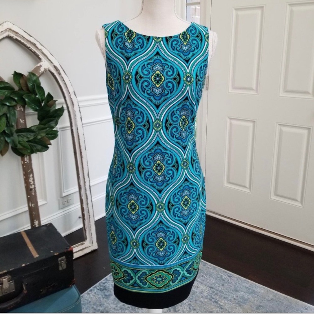 Cache Sheath Dress with lining - Picture 2 of 5